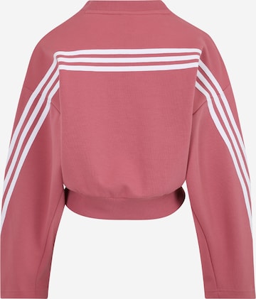 ADIDAS SPORTSWEAR Athletic Sweatshirt 'Future Icons 3-Stripes' in Pink