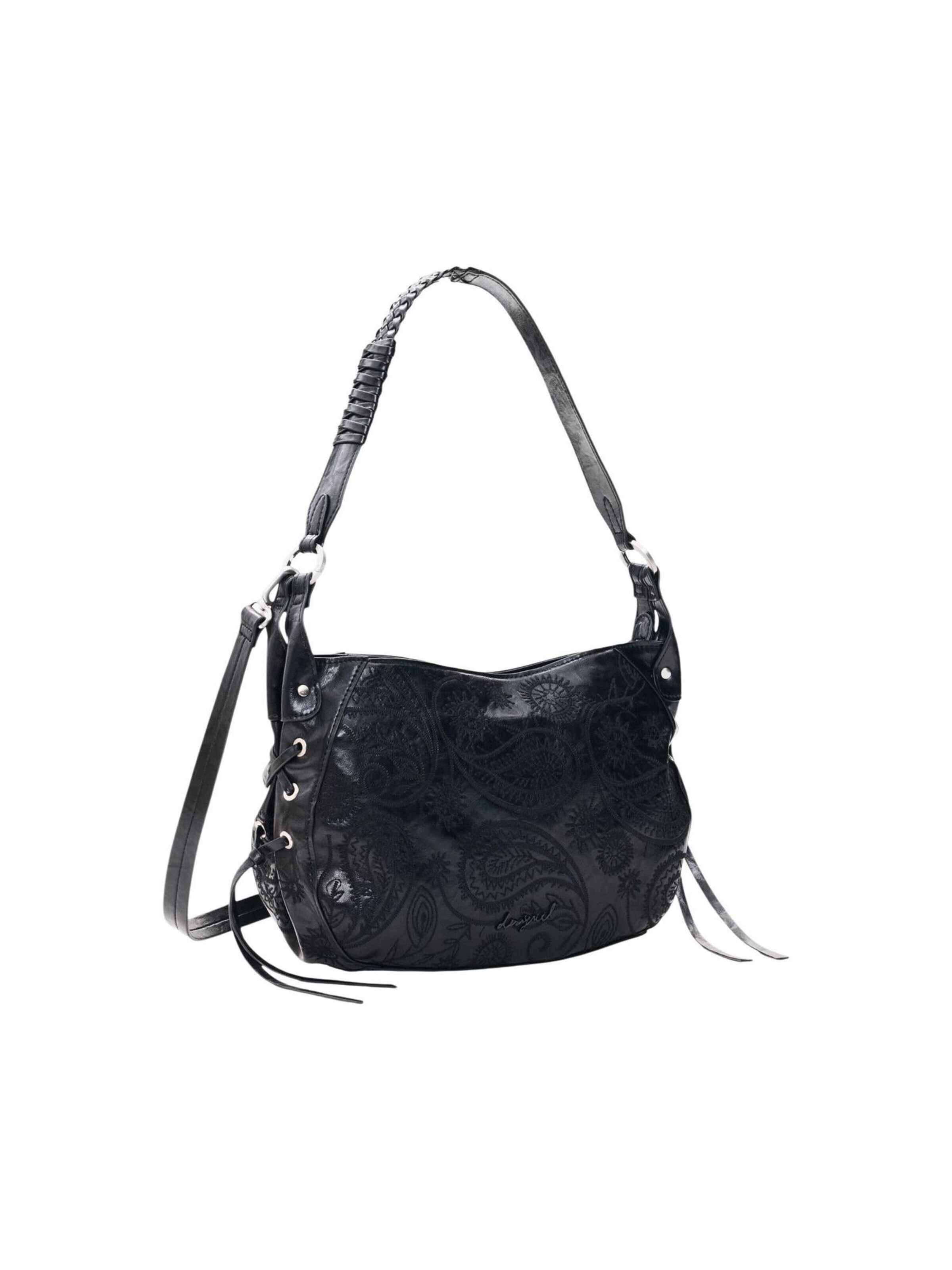 Desigual - Bolso de hombro 'BAG_SIROCO QUINCY BLACK 26WAXP10' en negro