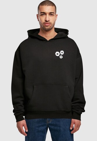 Mister Tee Mikina 'Bold Flowers' – černá