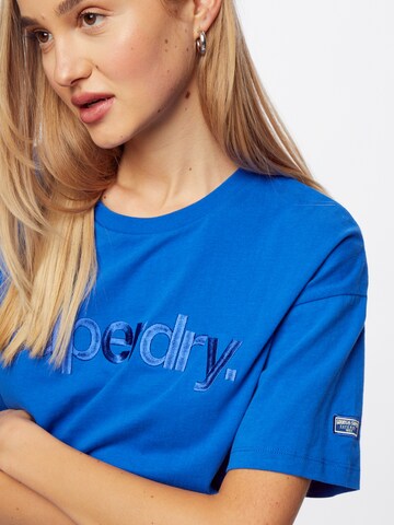 Superdry T-Shirt in Blau