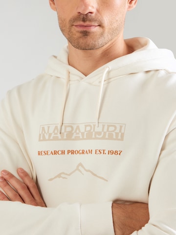 NAPAPIJRI Sweatshirt 'BANEM' i vit