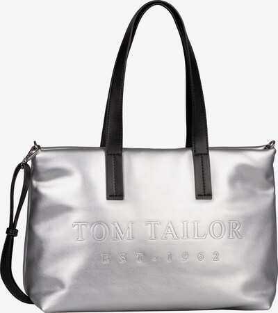 TOM TAILOR Shopper in schwarz / silber, Produktansicht