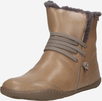 CAMPER Ankle Boots 'Wanda' in Brown: front