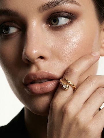 Nemomatheo Ring 'Medusa' in Gold: front