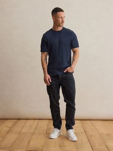 DAN FOX APPAREL Shirt 'Alwin' in Blue