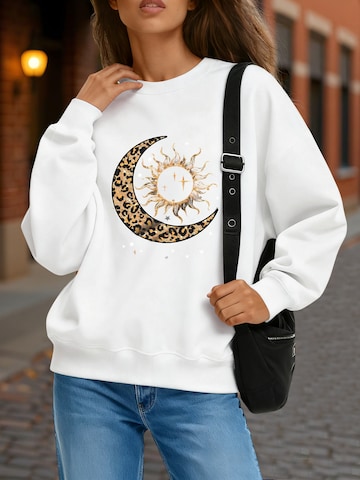 GORHEY Sweatshirt in White: front