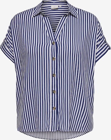 ONLY Carmakoma Blúzka 'CARYASMIN' - Modrá: predná strana