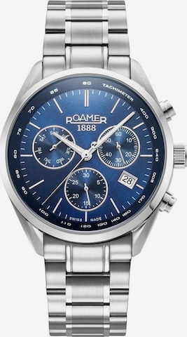 Roamer Analoguhr 'Roamer - Chronograph Pro Chrono - Quartz watch movement - Watch case width: 42 mm' in Blau: Vorderseite