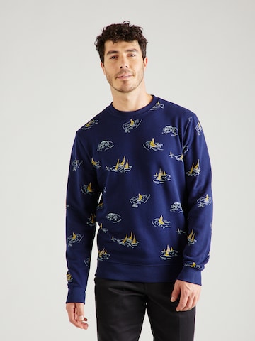 SCOTCH & SODA Sweatshirt in Blue: front