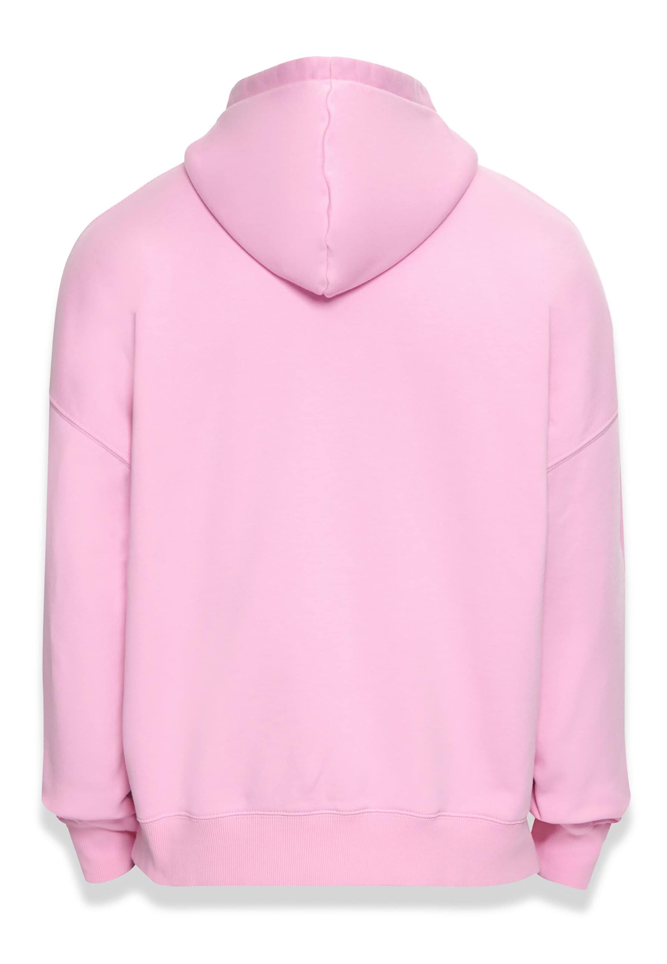 Dropsize Zip-Up Hoodie in Pink