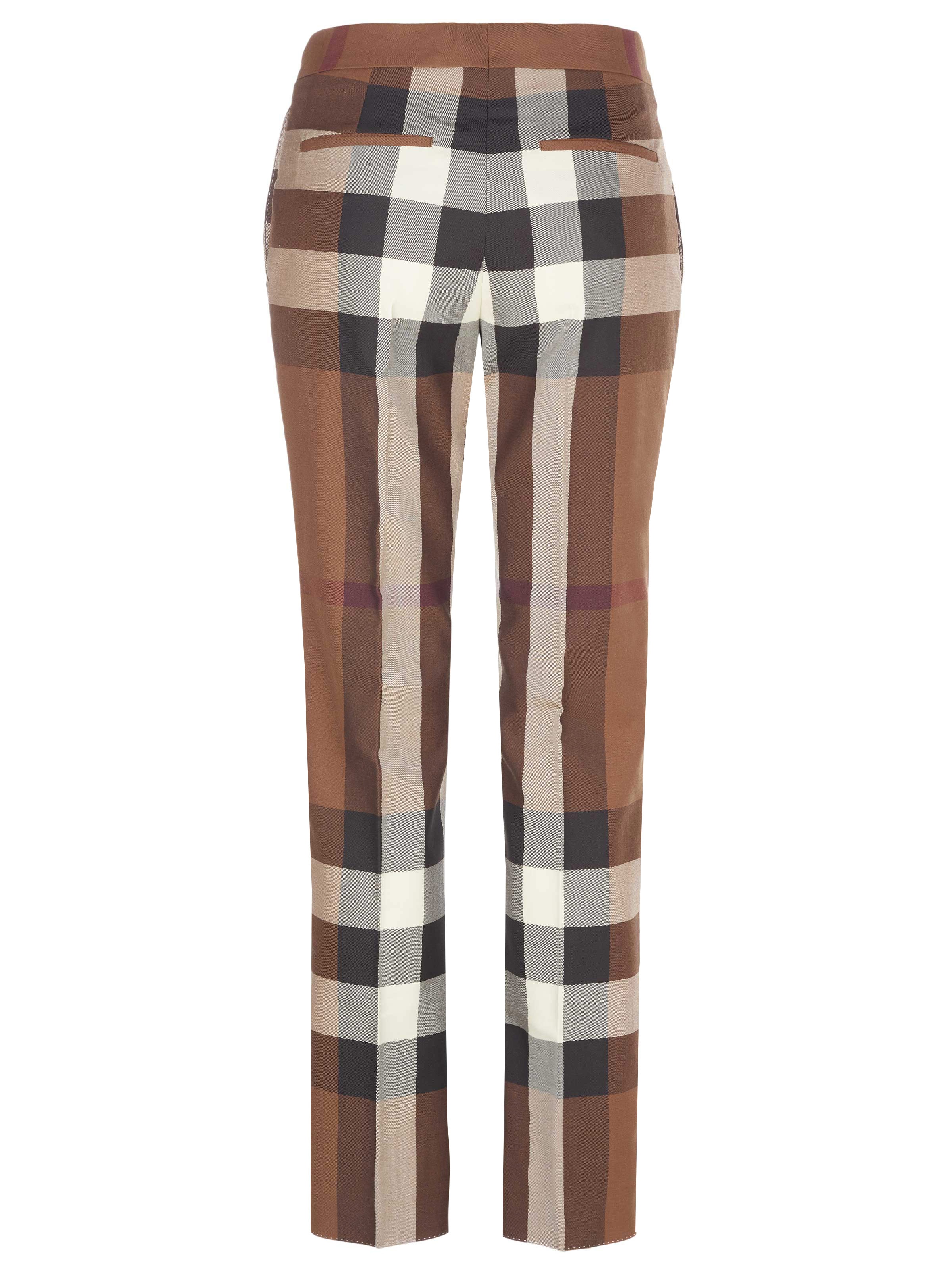 BURBERRY Regular Pants 'Burberry Hose' in Brown