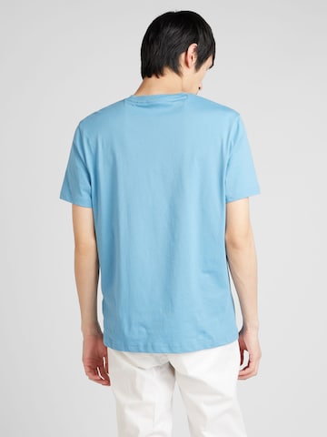 BOSS Orange T-Shirt 'Sea_horse' in Blau
