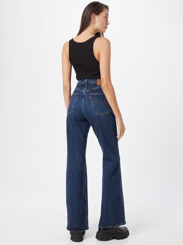 LEVI'S ® Slimfit Jeans '70s High Flare' i blå