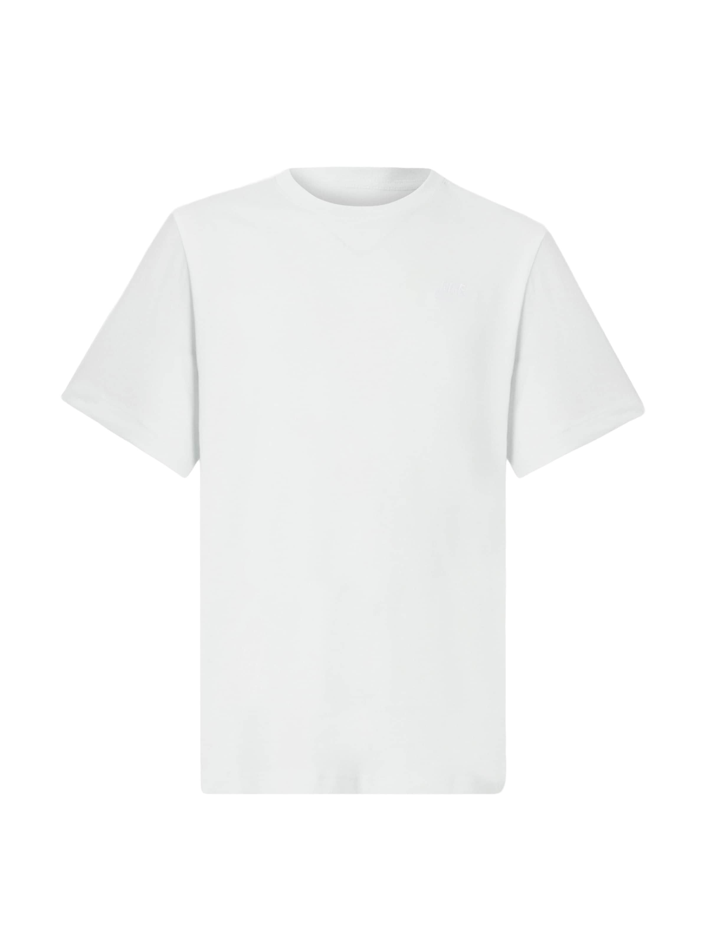 balta Nike Sportswear Standartinis modelis Marškinėliai 'CLUB': priekis