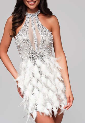 Robe de soirée Ombre en argent