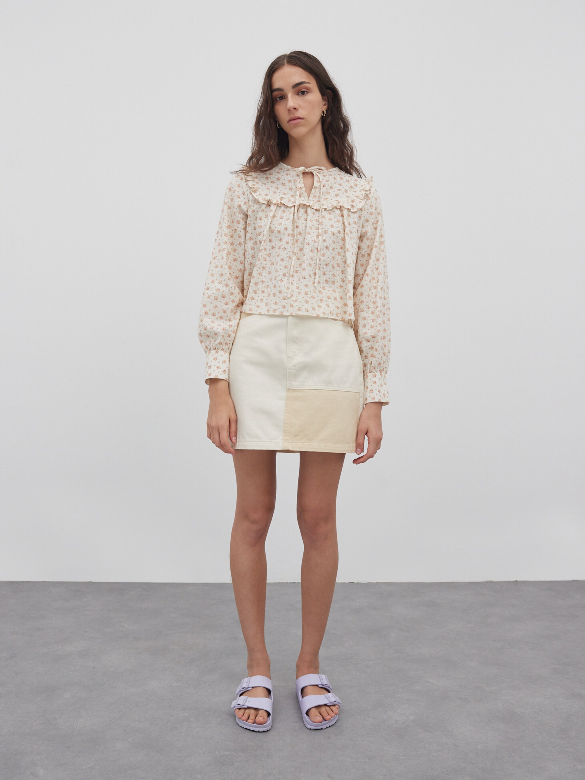 EDITED Produkte Bluse 'Dagny ' beige