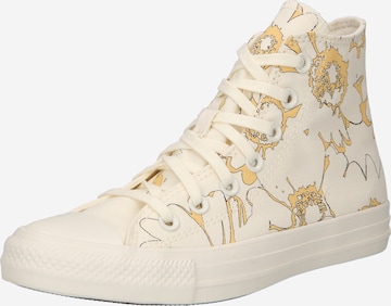 Baskets hautes 'Chuck Taylor All Star' CONVERSE en beige : devant