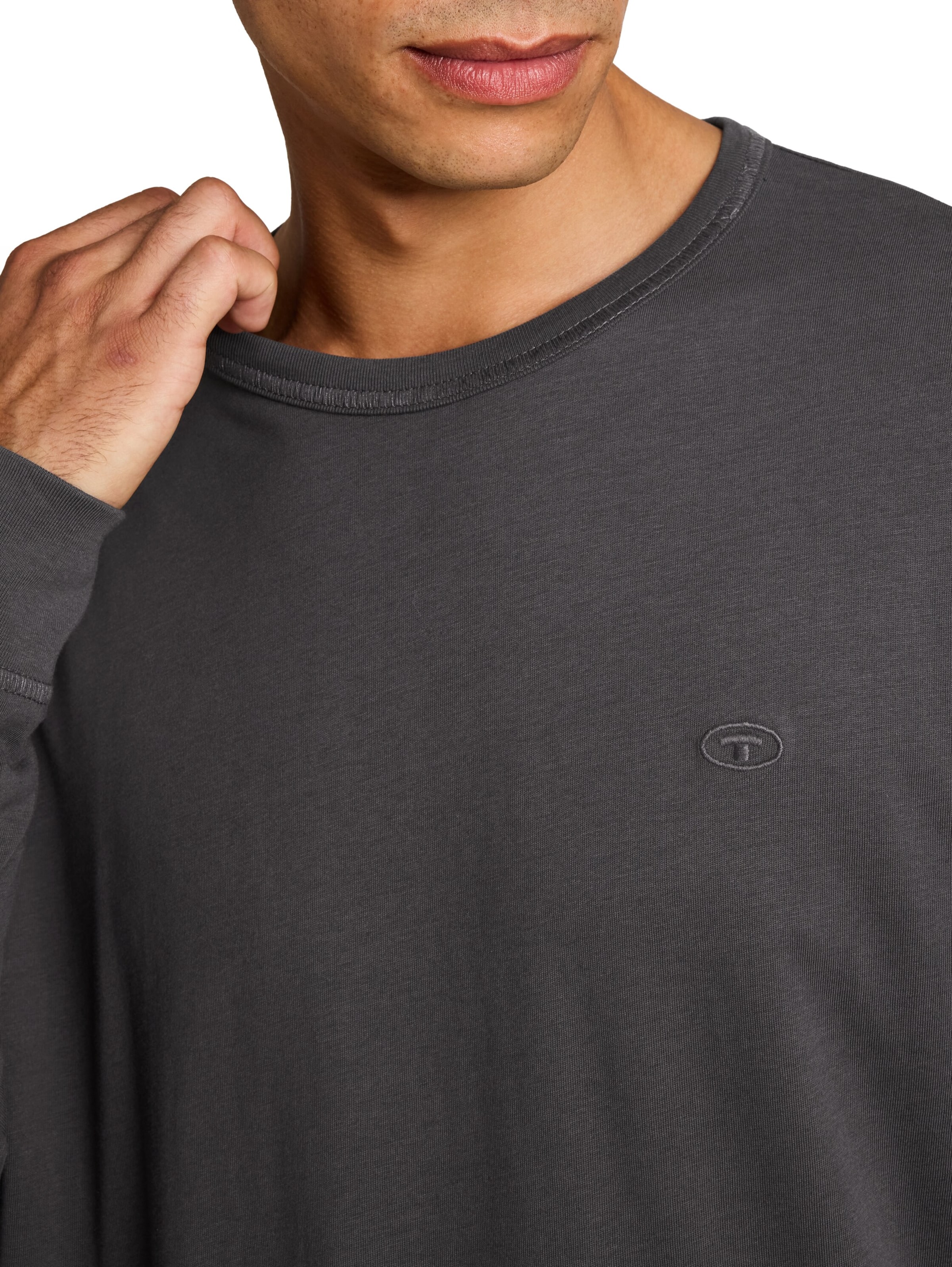 TOM TAILOR Shirt in Grey
