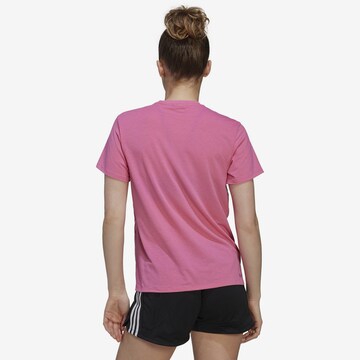 ADIDAS SPORTSWEAR Performance Shirt 'Train Icons' in Pink