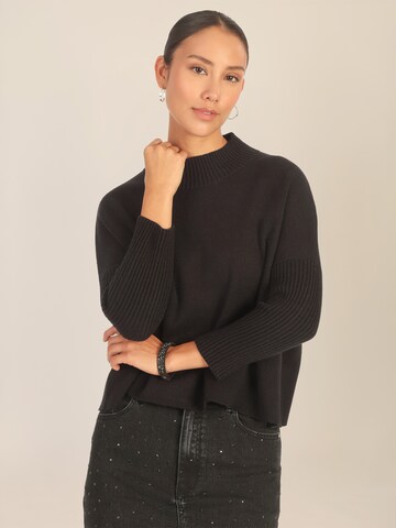 APART Pullover in Schwarz: Vorderseite