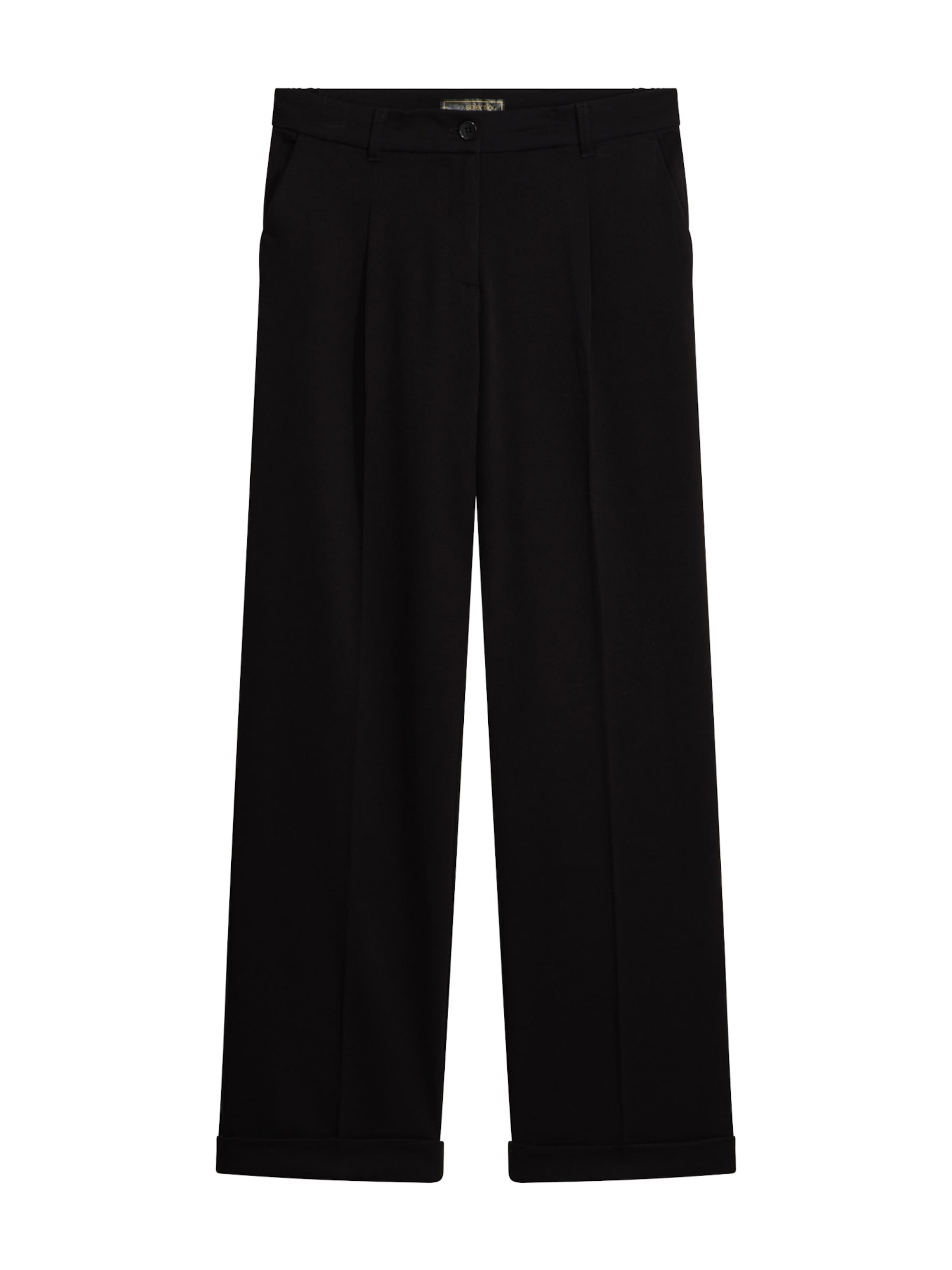 bonprix Loosefit Hose in Schwarz: Vorderseite