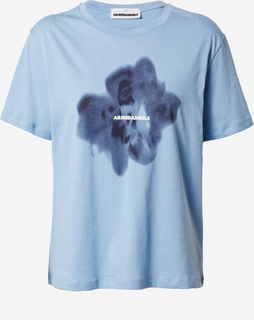 ARMEDANGELS - Camisa 'MAARLA' em azul: frente