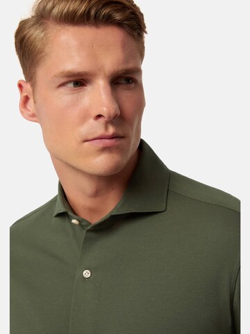 Boggi Milano Regular fit Button Up Shirt in Green