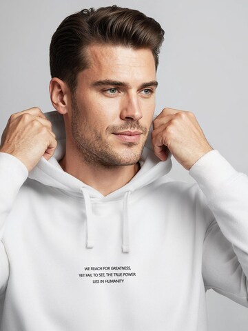 Neverless Sweatshirt 'Hands' in Weiß