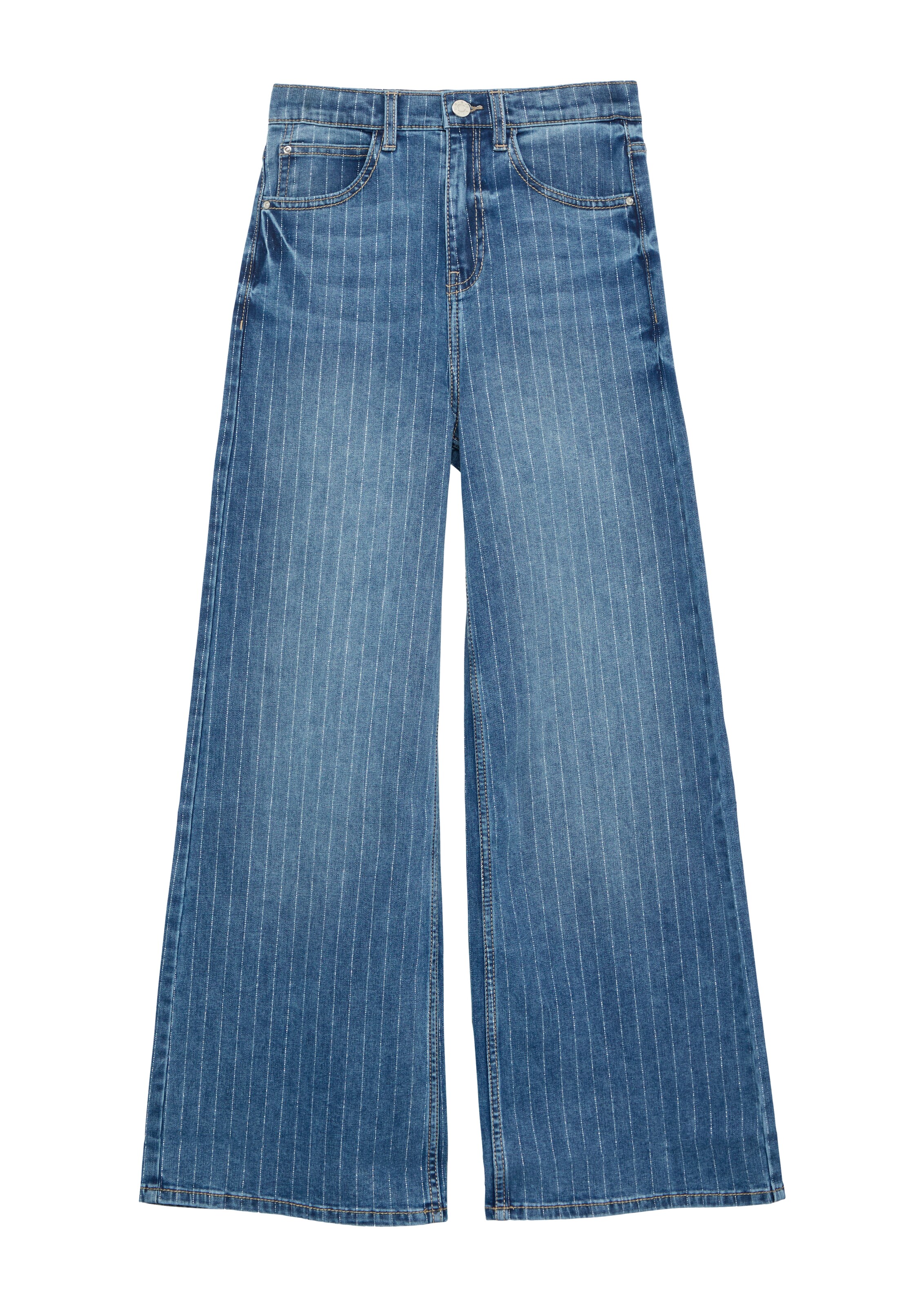 s.Oliver Wide leg Jeans in Blue: front