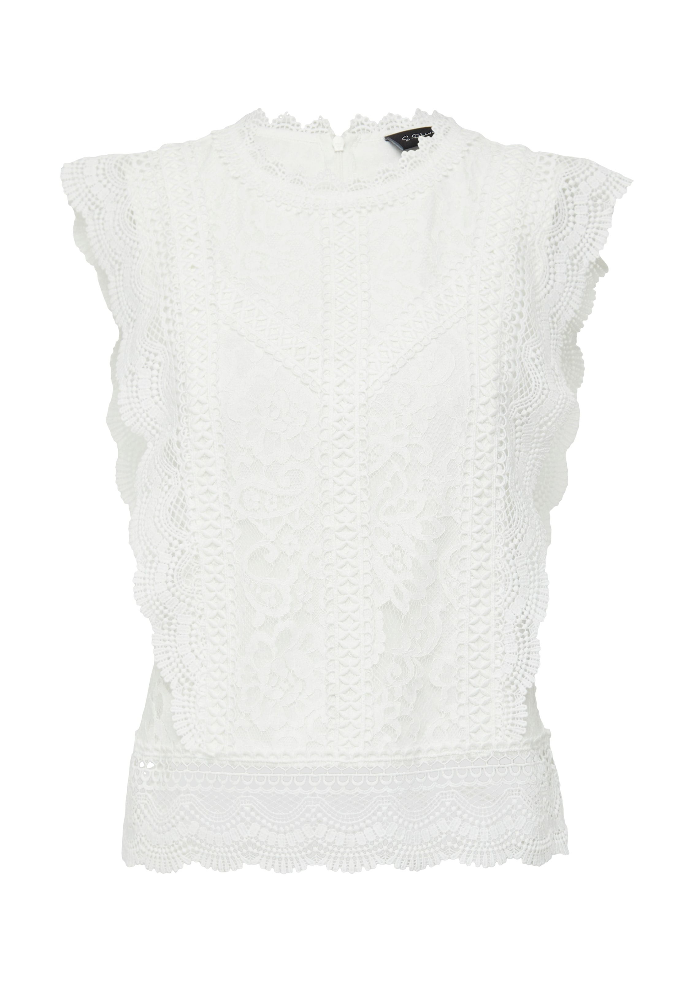 s.Oliver BLACK LABEL Bluse in Beige: Vorderseite