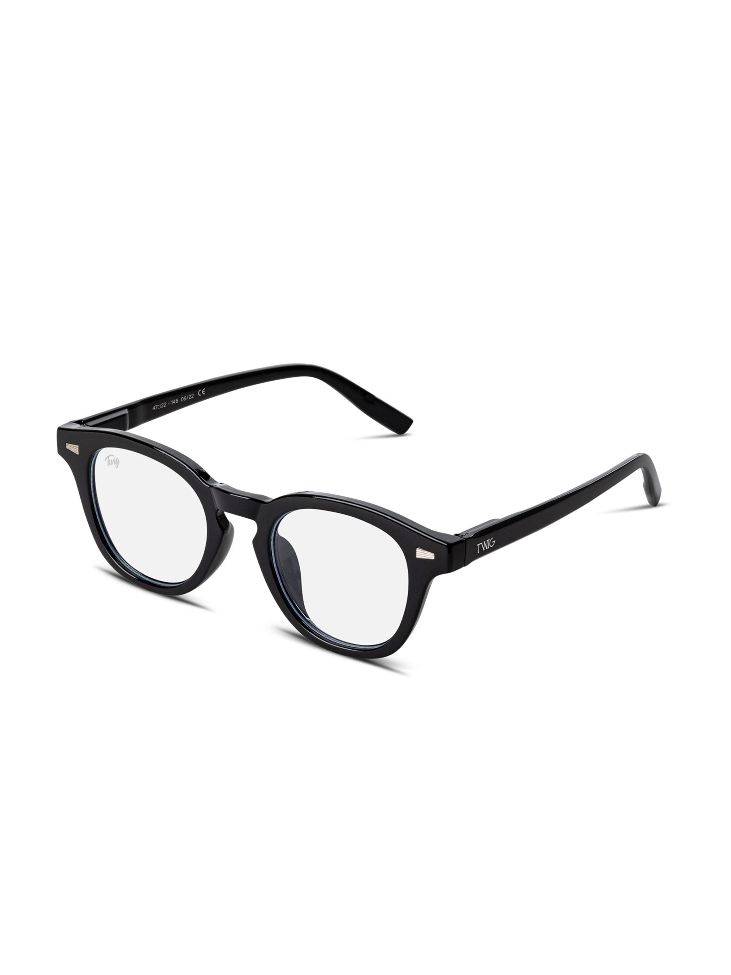 TWIG Concept Milano Brillen 'Bauman BlueLight' in Zwart