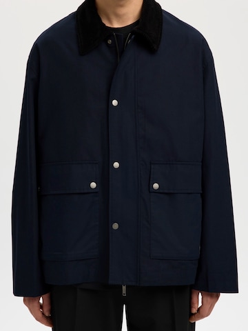 SELECTED Prehodna jakna 'SLHKYLE' | modra barva