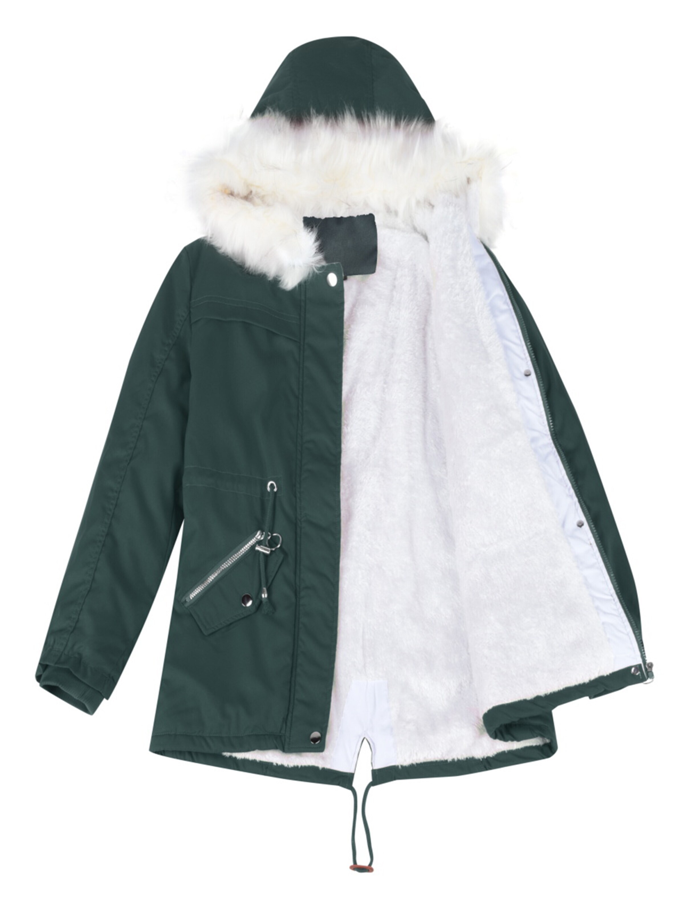 YOUTHUP Winter Jacket in Green