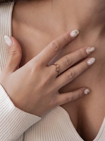Hey Happiness Ring 'Connected Hearts'‌‌ in Gold