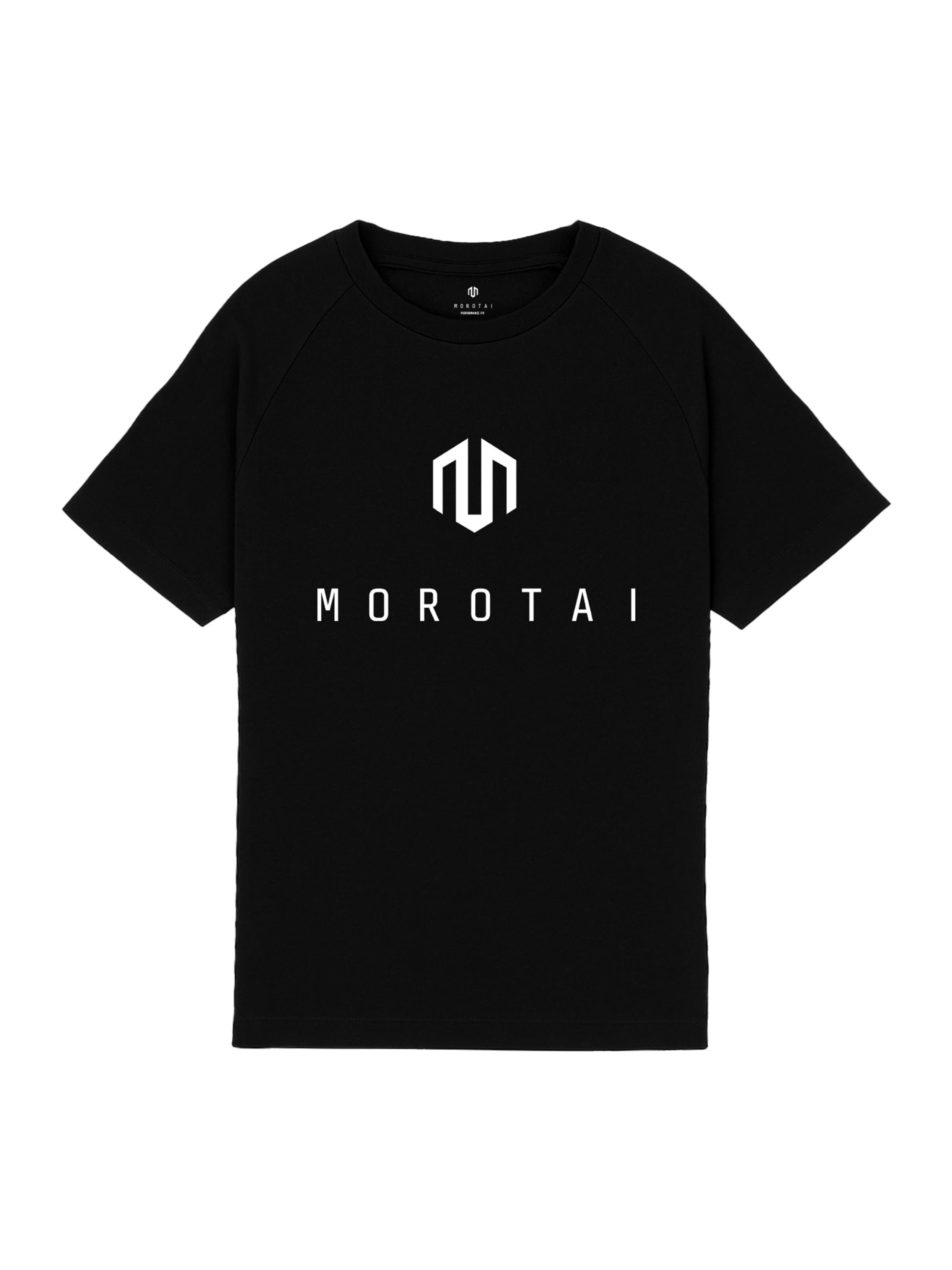 MOROTAI - Camiseta 'CORPORATE BASIC 2.0' en negro: frente
