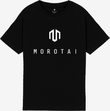 MOROTAI - Camiseta 'CORPORATE BASIC 2.0' en negro: frente