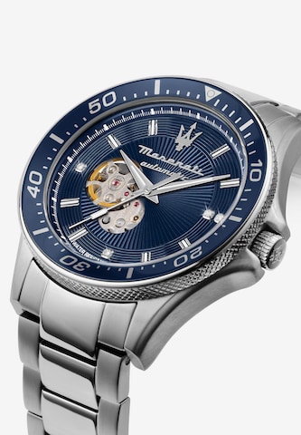 Maserati Uhr 'Sfida' in Silber