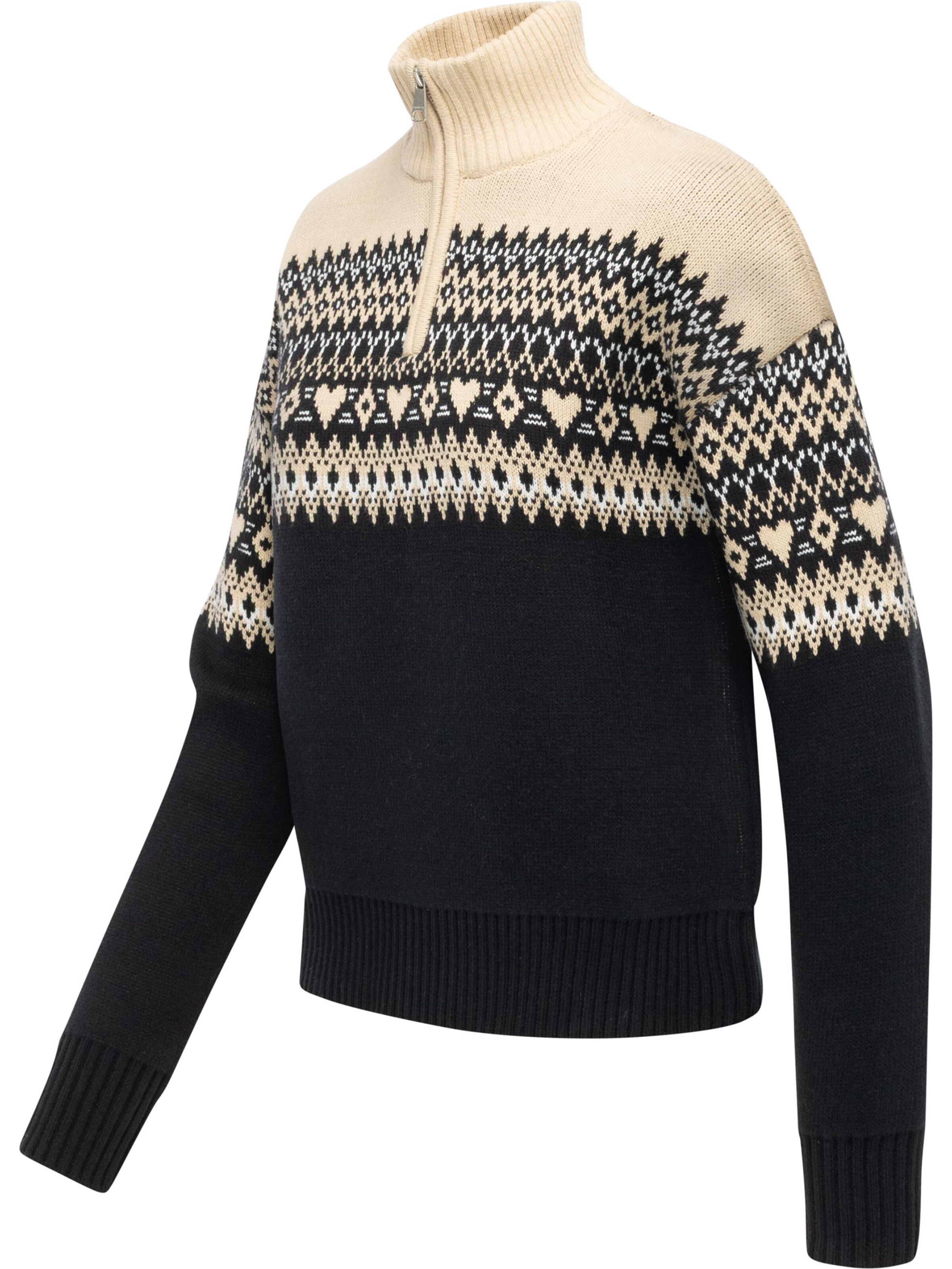 Ragwear Pullover 'Norwie' in Schwarz