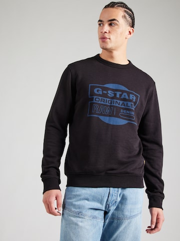 G-STAR Sweatshirt i svart: forside