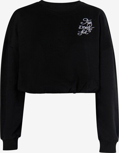 MYMO Μπλούζα φούτερ 'Keepsudry' σε μαύρο / λευκό, Άποψη προϊόντος