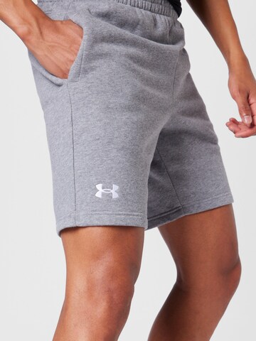 Regular Pantaloni sport de la UNDER ARMOUR pe gri