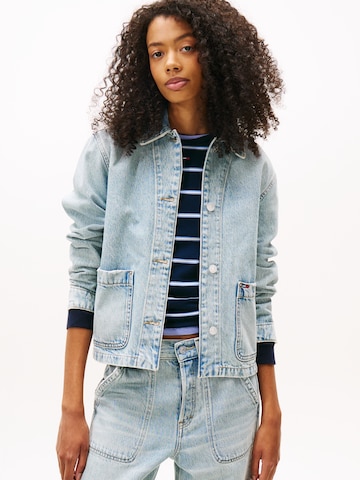 Tommy Jeans Jacke 'CHORE' in Blau: Vorderseite
