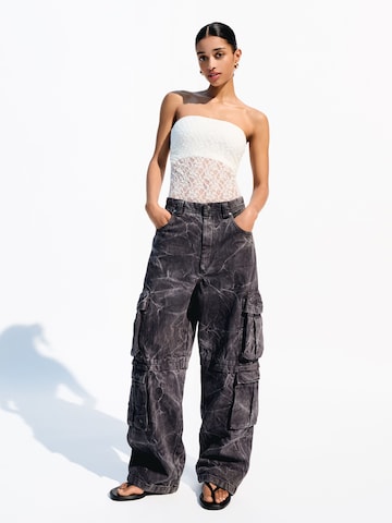 Shirtbody Bershka en beige