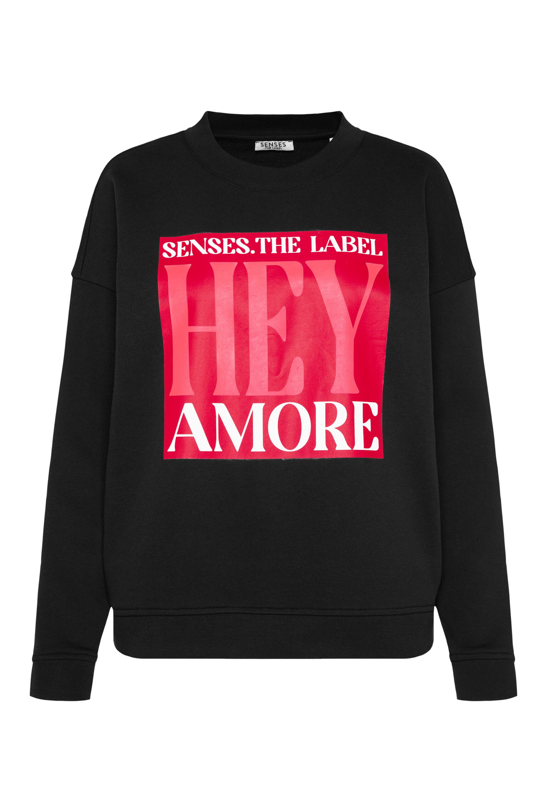 SENSES.THE LABEL Sweatshirt in Black: front