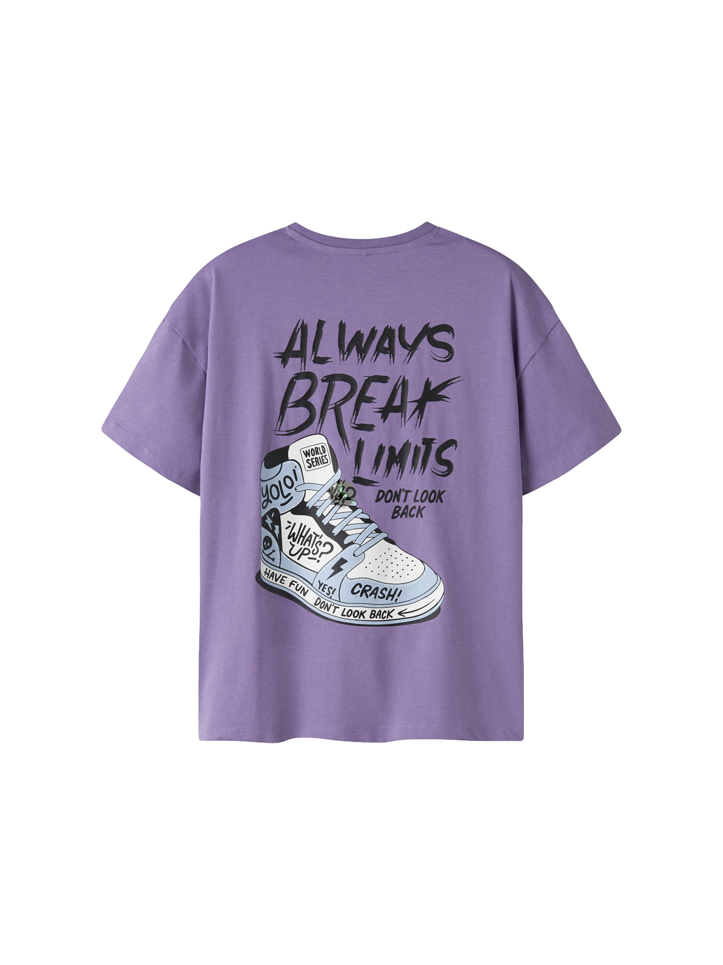 NAME IT - Camiseta 'NKMNAVEED' en lila