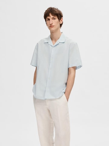 SELECTED HOMME Comfort Fit Hemd in Blau: predná strana