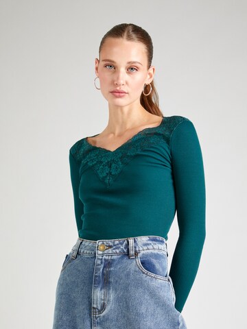 rosemunde Shirt in Groen: voorkant