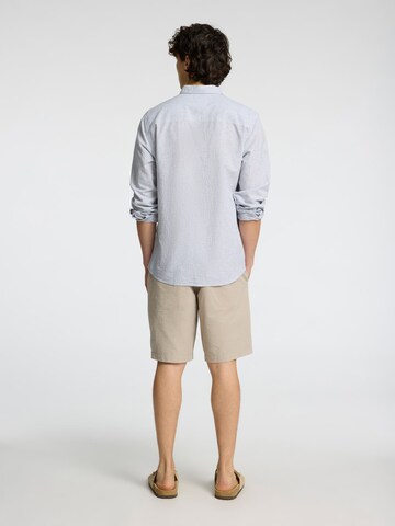 Coupe slim Chemise SELECTED HOMME en blanc
