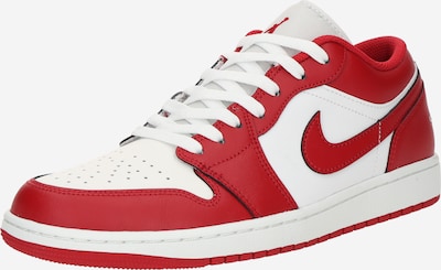 Jordan Matalavartiset tennarit 'Air Jordan 1' värissä tummanpunainen / valkoinen, Tuotenäkymä