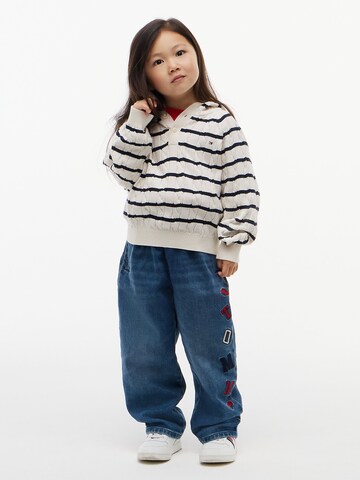 TOMMY HILFIGER Pullover in Weiß